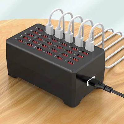 USB Hub Multi Device Charging Station Fast Charging Ports - Image 1